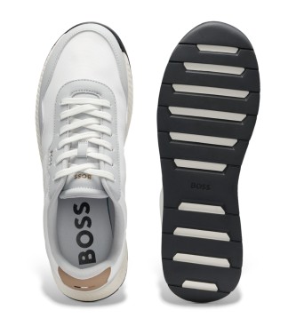 BOSS Sneakers bianco titanio