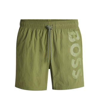 BOSS Octopus green swimming costume