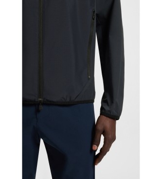 BOSS Giacca in popeline super elasticizzato blu navy