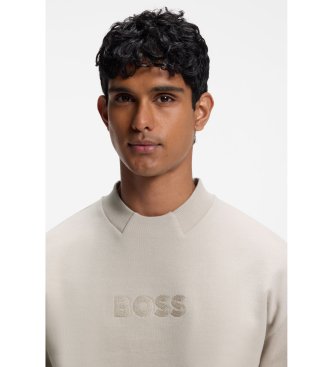 BOSS Sudadera Fashion beige