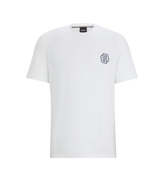 BOSS T-shirt modowy biały