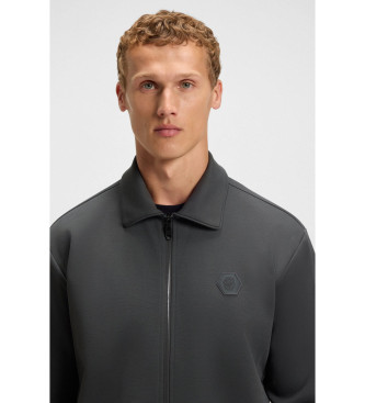 BOSS Sweatshirt Double B gris