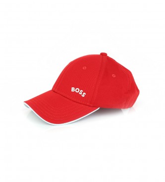 BOSS Bold Curved Cap red