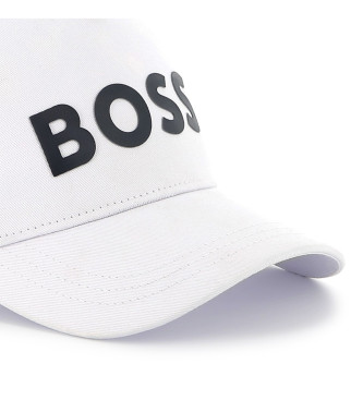 BOSS Cappellino con patch logo bianco