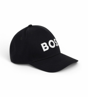 BOSS Gorra con parche de logo negro