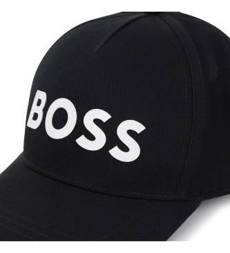 BOSS Gorra con parche de logo negro