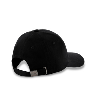BOSS Badge cap zwart