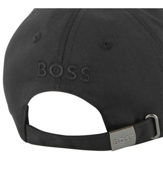 BOSS Zwarte keperstof pet