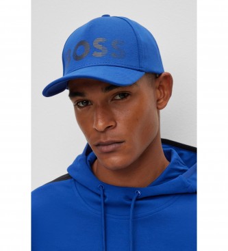 BOSS Keps med metastripe bl