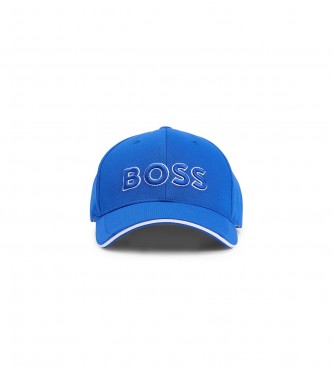 BOSS Gorra Piqu Elstico Tridimensional azul