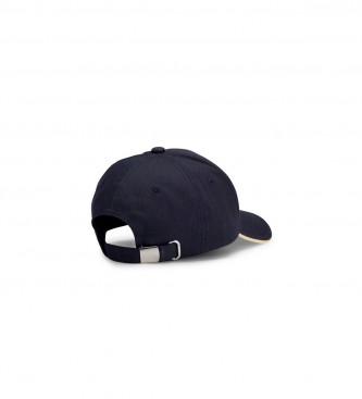BOSS Gorra Sarga Logo Curvado marino
