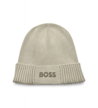 BOSS Asic beige beanie