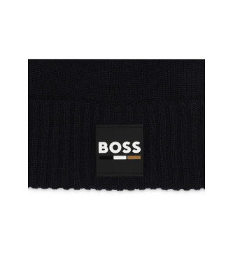 BOSS Cappello con risvolto blu scuro