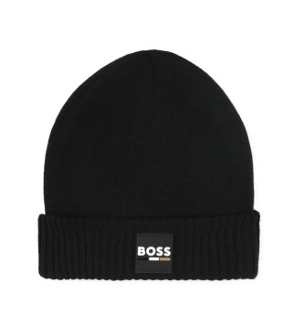 BOSS Cappello con risvolto nero