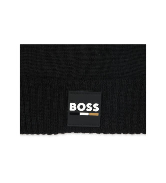 BOSS Gorro con vuelta negro