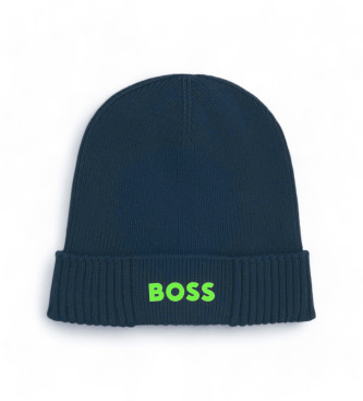 BOSS Gorro de malha azul