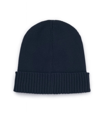 BOSS Navy knitted hat