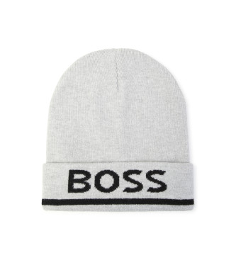 BOSS Grey logo hat