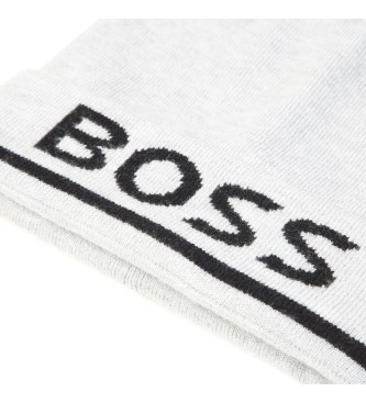 BOSS Grey logo hat