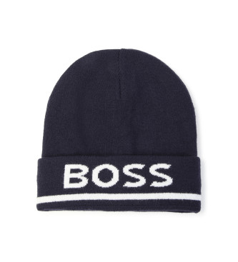 BOSS Navy logo pet