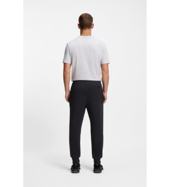 BOSS Pantaloni neri a vestibilità regolare