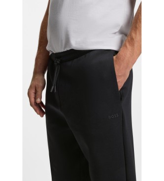 BOSS Pantaloni neri a vestibilità regolare