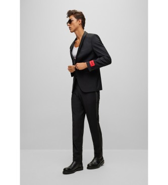 HUGO Hesten trousers black