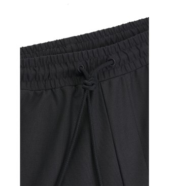 BOSS Pantaloni sportivi elasticizzati con dettagli decorativi riflettenti Nero