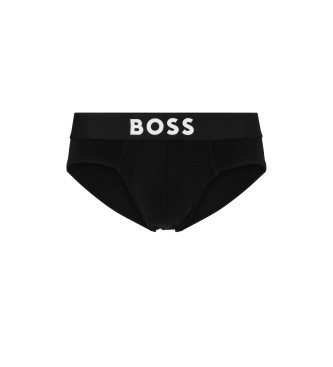BOSS Slip Logo Tailleband zwart