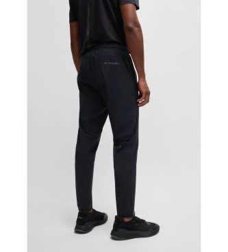 BOSS Pantalon tiss noir