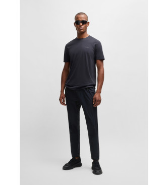 BOSS Pantalon tiss noir