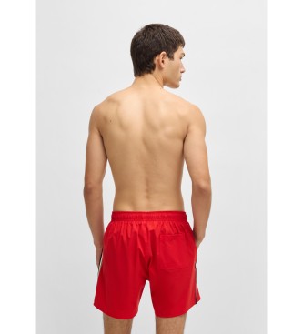 BOSS Ikonischer Badeanzug rot