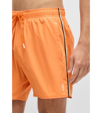 BOSS Iconisch oranje zwempak