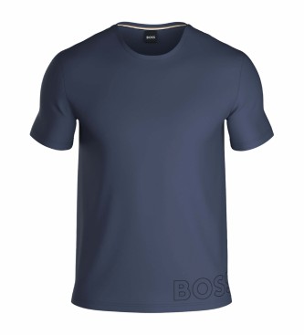 BOSS T-shirt Identity Homewear azul-marinho