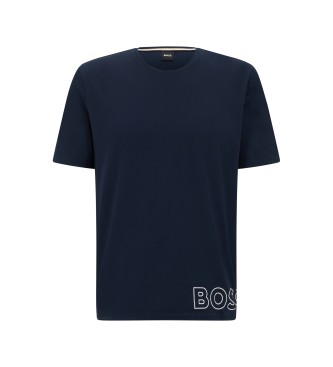 BOSS T-shirt blu navy RN Identity