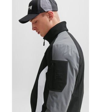 BOSS Grid Jacket noir