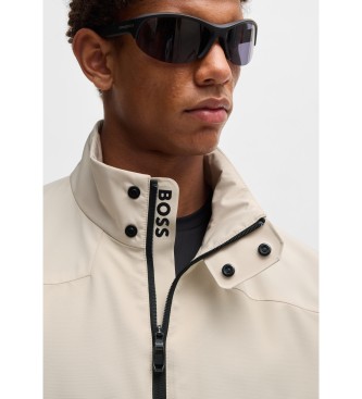 BOSS Vandafvisende beige jakke
