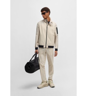BOSS Vandafvisende beige jakke