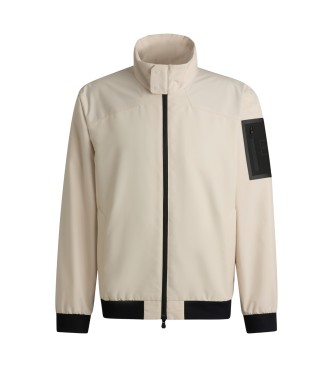 BOSS Vandafvisende beige jakke