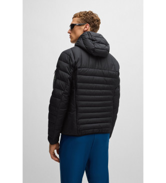 BOSS Water-repellent quilted jacket black