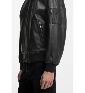 BOSS Bomberjacka svart