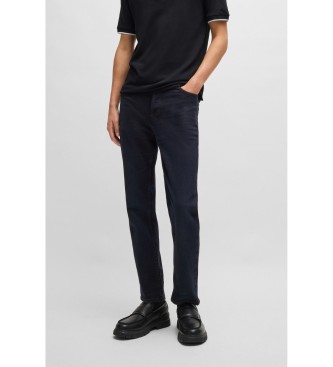 BOSS Jeans dal taglio affusolato blu scuro