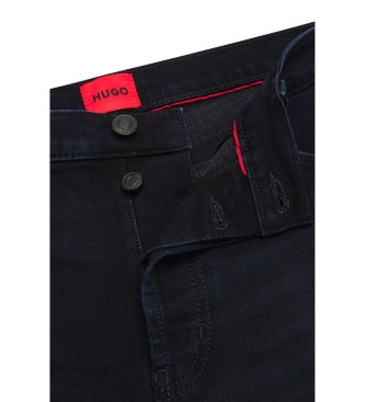 BOSS Navy jeans med konisk snit