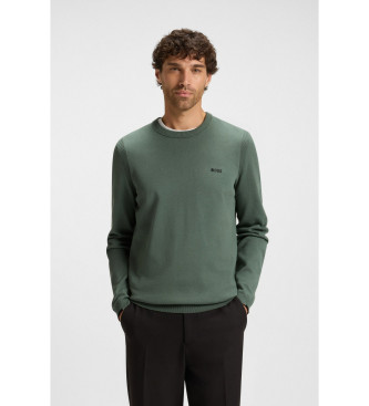 BOSS Pullover med kontrasterande grna detaljer