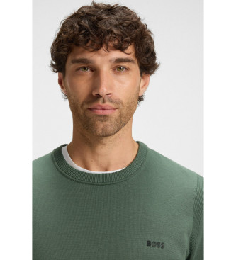BOSS Pullover med kontrasterande grna detaljer