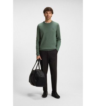 BOSS Pullover med kontrasterande grna detaljer