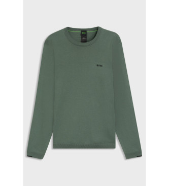 BOSS Pullover med kontrasterande grna detaljer