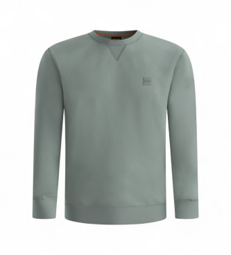 BOSS Jersey en felpa verde