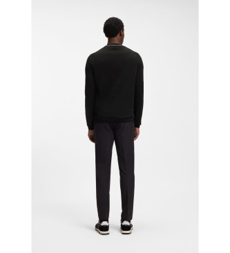 BOSS Sweter Ever czarny