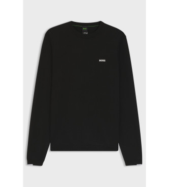 BOSS Sweter Ever czarny